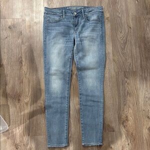American Eagle Outfitters Blue Skinny Jeggings Jeans Classic Denim
